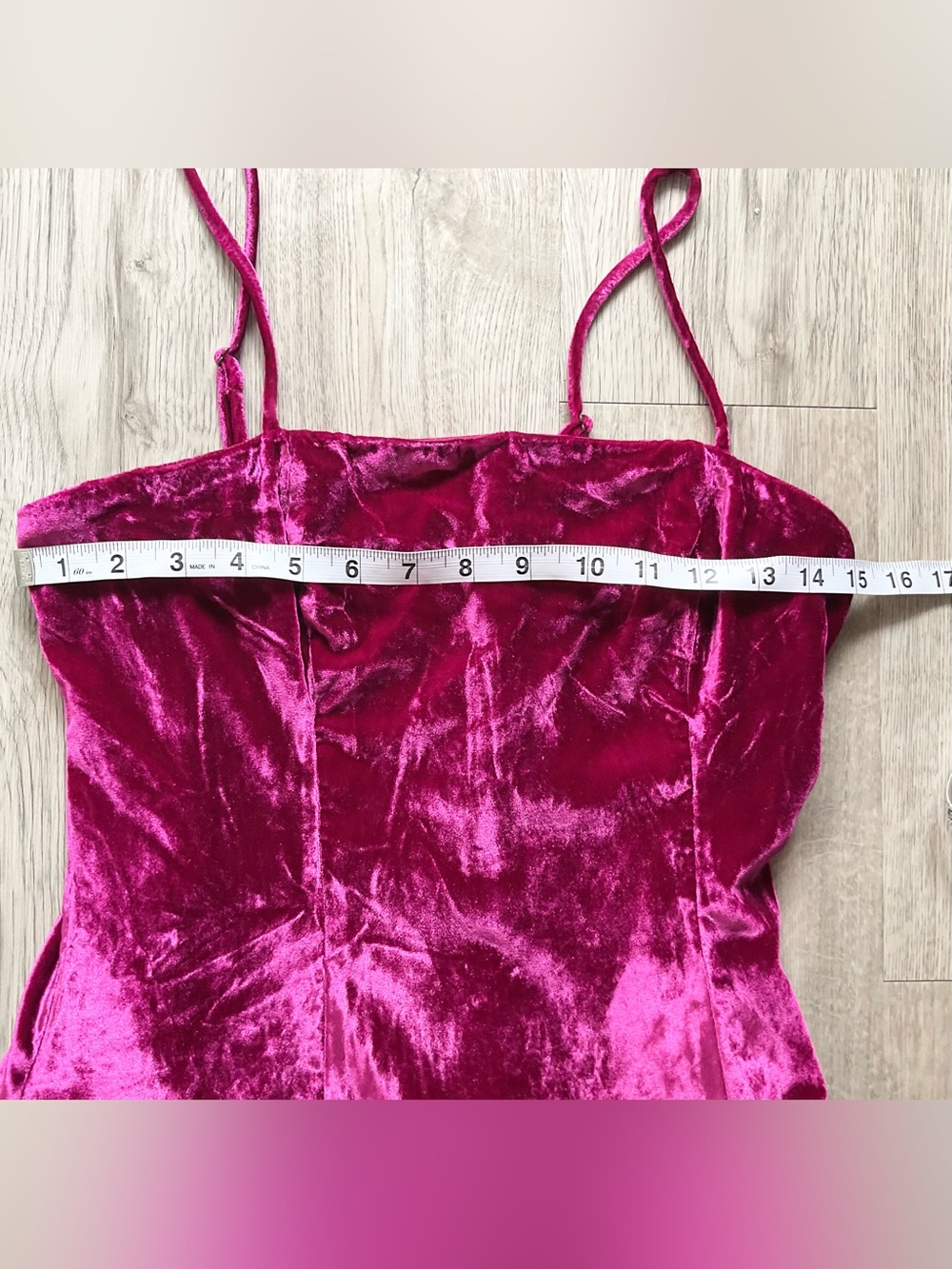 Anthropologie Crushed Velvet Dropped Waist Mini Dress Size Medium NWT - Picture 13 of 16